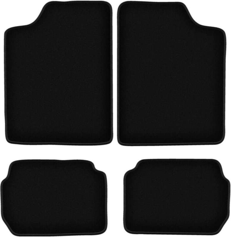BASIC schwarze Veloursmatten für: Suzuki Swift II Fließheck, Limousine (1988-2004)