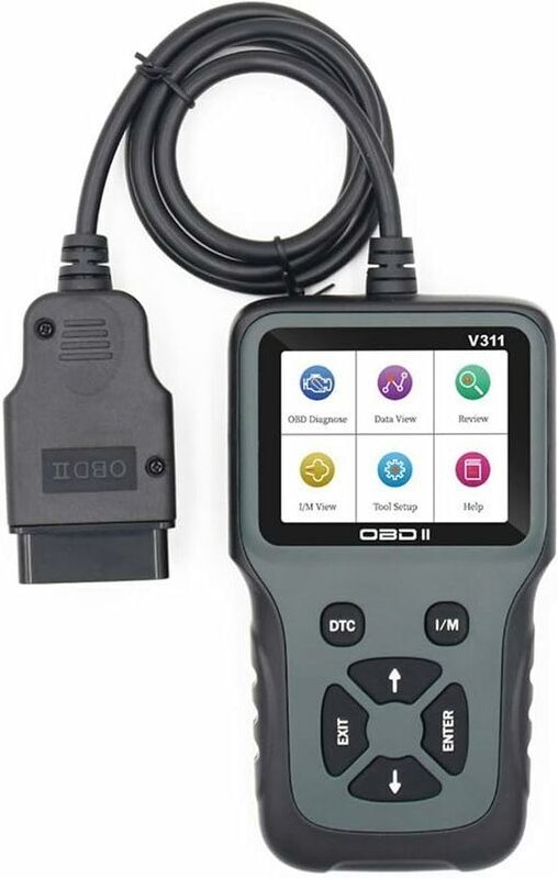 Strumento diagnostico universale per auto OBD2, supporta lettore e cancellatore di codici di errore del motore OBDII in ...