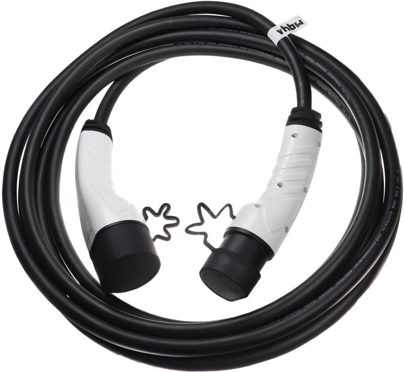 Vhbw - Ladekabel Typ 2 zu Typ 2 kompatibel mit Toyota Prius phev Elektroauto, 1-phasig, 32 a, 7 kW, 7 m