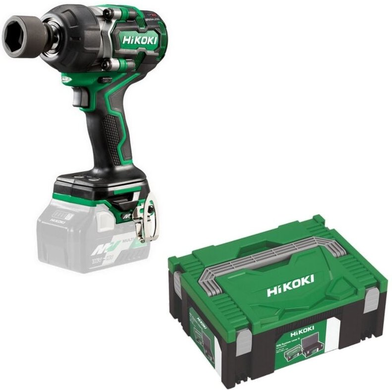 Hikoki - Akku Schlagschrauber Solo 36 v 770 Nm 1/2 Zoll im Systemkoffer WR36DEW2Z