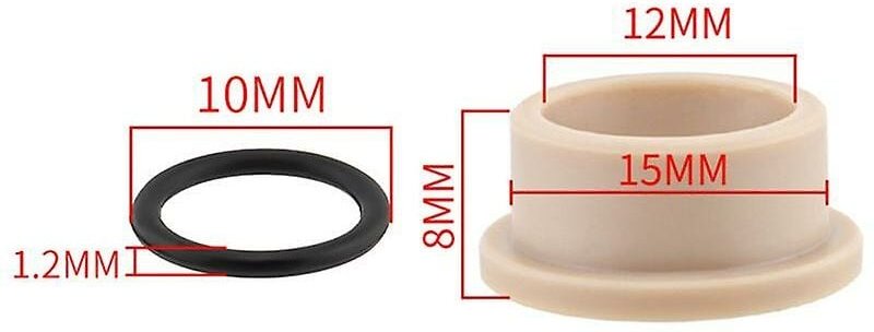 Woosien - Fahrradschafthülse Fahrrad Hinterradstoßdämpfer Buchse Hinterradstoßdämpferbuchse Mountainbike-Zubehör