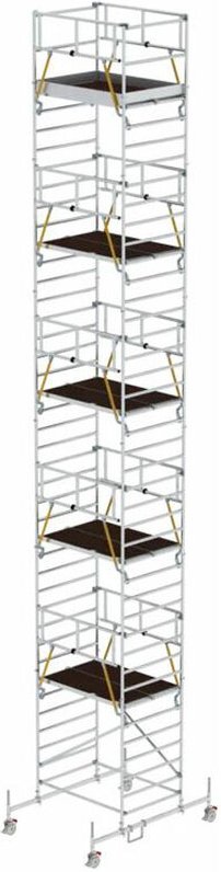MUNK Rollgerüst SG mit Doppelplattform 1,35x1,80m Plattform 13,62m AH