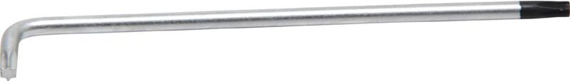 Winkelschlüssel extra lang T-Profil (für Torx) mit/ohne Bohrung T27