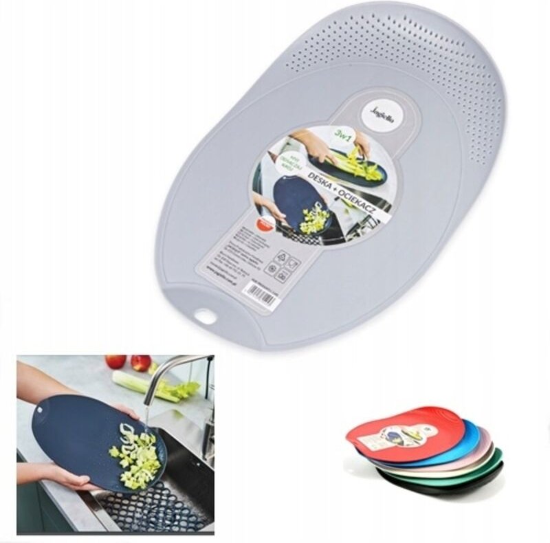 Schneidebrett mit Abtropffläche 35x25cm