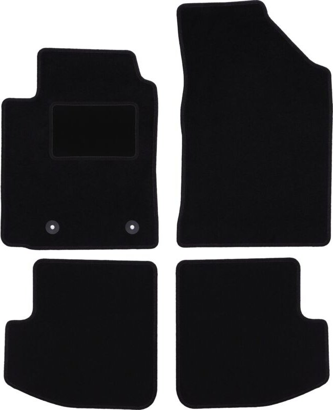 Schwarze Veloursmatten für: Toyota Yaris I 3-Türer (1999-2005)