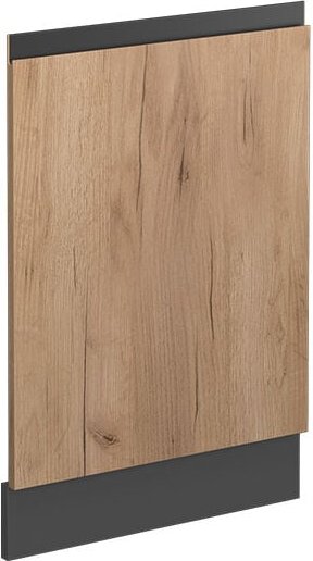 Frontblende R-Line, Goldkraft Eiche, 44.6 cm J-Shape, ohne Arbeitsplatte Vicco