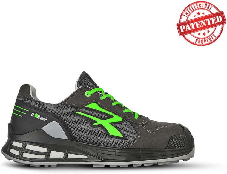 Sicherheitsschuhe niedrig EGON S1P SRC ESD - Schwarz/Grün 35