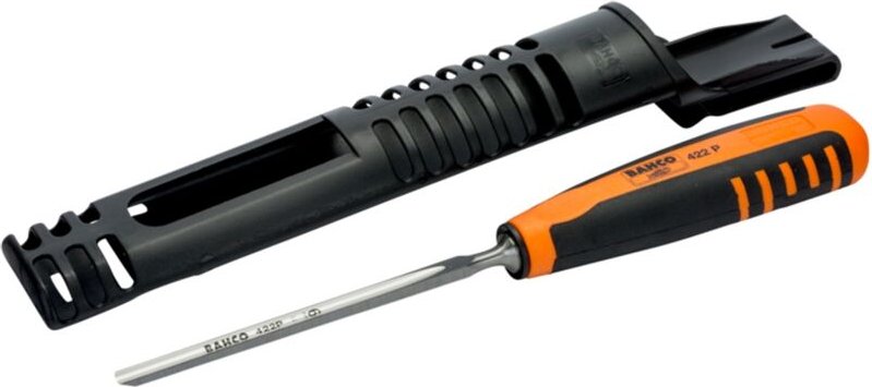 Hohlbeitel mit gummiertem Griff, 6 mm - Bahco