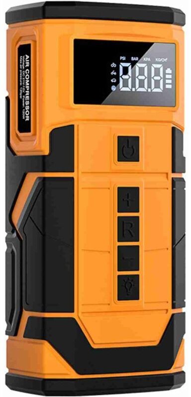 Jeffergarden Autosprungstarter 600A Peak 150psi 14,8 V Cordless Lithium Ion Reifen -Inflator -Notfallleistung
