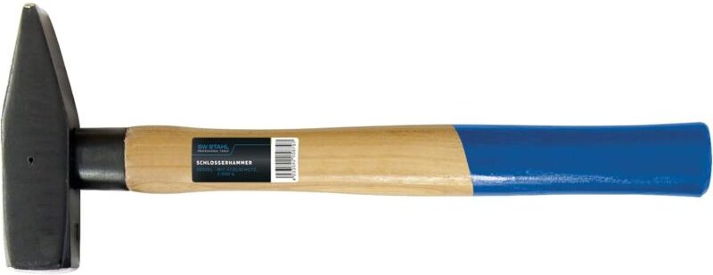 SW-Stahl 50920L Schlosserhammer mit Stielschutz I Werkzeughammer aus Hickoryholz I Hammer mit Kopfgewicht 2000g I Hammer...