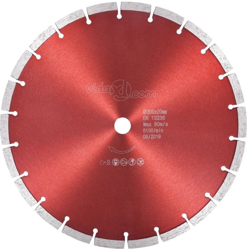 Diamant-Trennscheibe Stahl 300 mm Vidaxl
