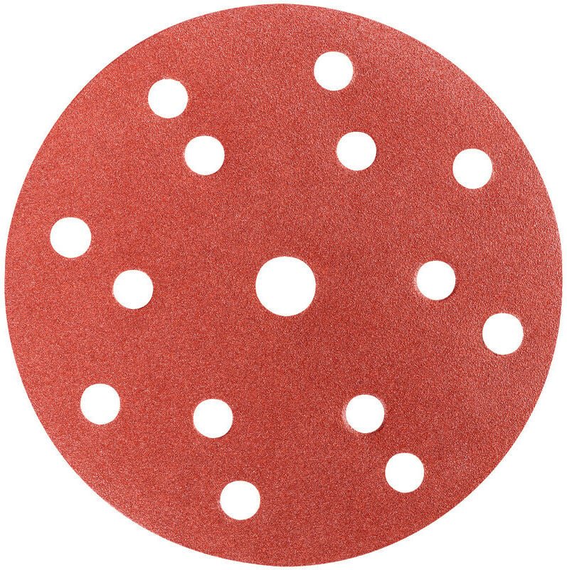 50 Haftschleifblätter 150 mm, P120, Holz + Metall, multi-hole (626678000) - Metabo