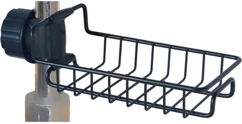 YMYNY Küchenschwammhalter aus Edelstahl, Spülbecken-Organizer, Seifenbürste, Flüssigkeitsabtropfgestell