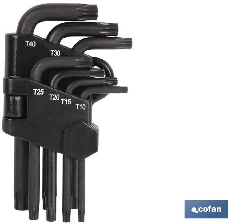 Torx-Schlüsselsatz 7 Einheiten (10-40)
