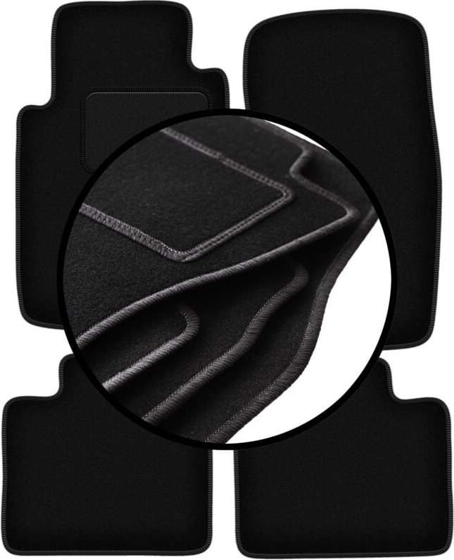 Komplettset Veloursmatten für: Mitsubishi Pajero II Offroad (1991-1999)