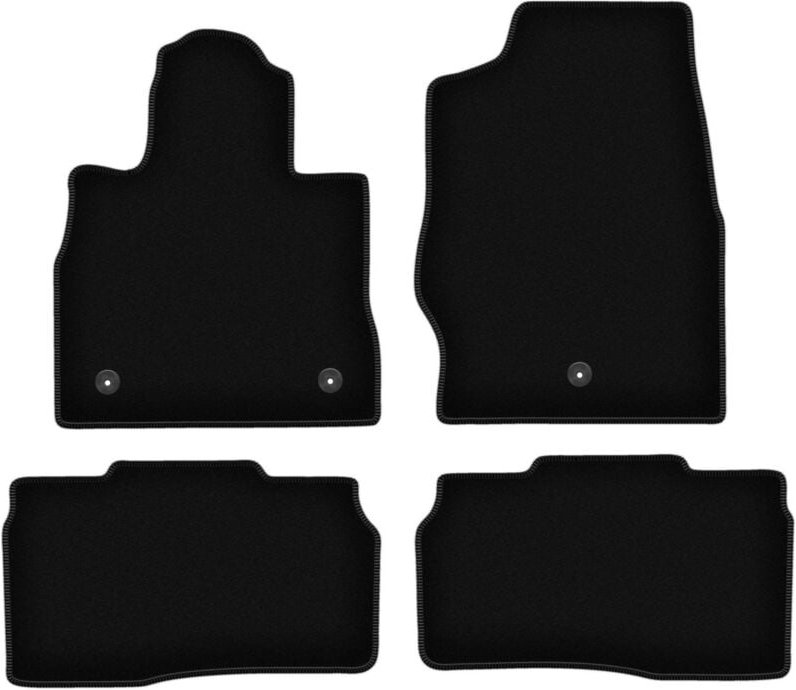 BASIC schwarze Veloursmatten für: Ford Explorer MK6 ST-Line Pickup (2019-)