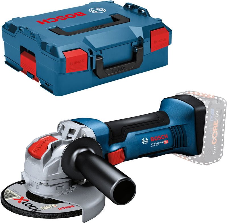 Bosch - Winkelschleifer 18V Ø125 mm (nur Produkt) gwx 18V-8 im Koffer 06019J7000