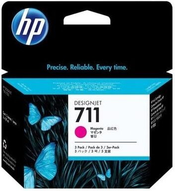 Thumbnail - Hewlett Packard - hp Tinte magenta 29ml 3erPack No.711