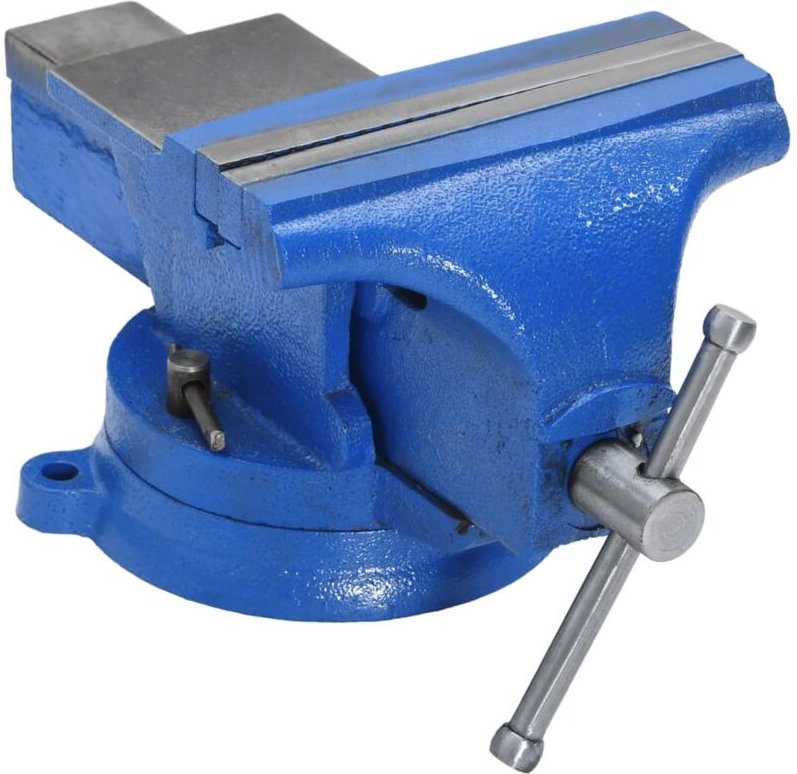 Schraubstock Blau 150 mm Gusseisen - Vidaxl