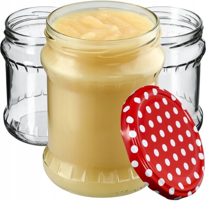 Kadax - 24x Glasbehälter 500ml Vorratsgläser Honigtopf + Stopfen Fi82