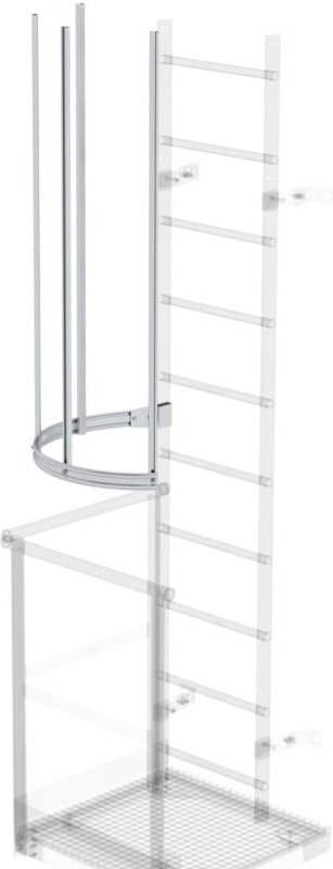 Günzburger Steigtechnik Rückenschutzerweiterung Aluminium - 062277