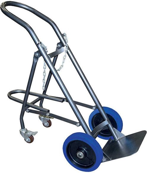 Diable-manutention - Sackkarre für 1 Flasche - spurlose Gummiräder Ø250mm - SAC120-RSB