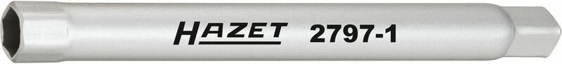 Stoßfänger Rohr-Steckschlüssel 2797-1 Vierkant hohl 6,3 mm (1/4 Zoll) ? - Hazet