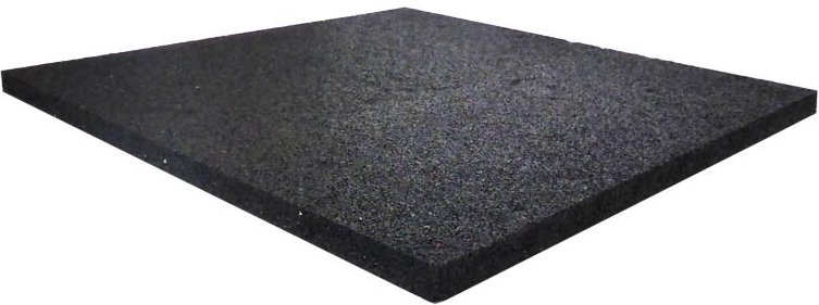 Antivibrationsmatte 330 x 330 mm Verbundstruktur aus Granulat und hochdichter Gummifaser 500 kg/m³
