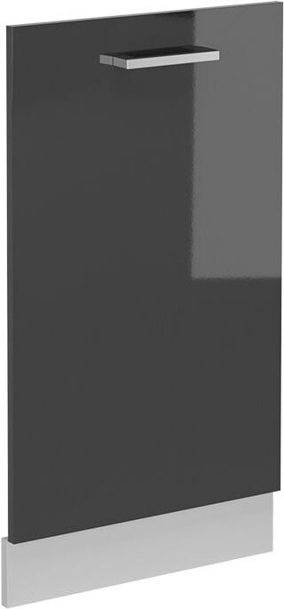 Geschirrspülblende R-Line, Anthrazit Hochglanz, 45 cm ohne Arbeitsplatte Vicco