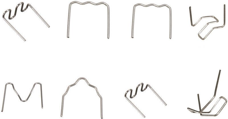 800 Stück Auto-Kunststoff-Reparaturmaschine, Schweiß-Heißhefter, für alle Autos, Modell: Silber 7