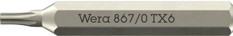 Thumbnail - 867 Micro torx® 05058131001 Torx-Bit t 6 1 St. - Wera