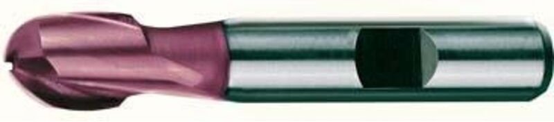 Radiusfräser kurz DIN327 HSSCo8 TiALN Typ n 19mm Format