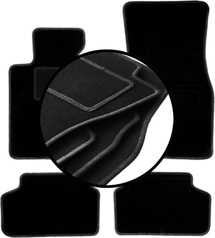 Komplettset Veloursmatten für: BMW 5 G30 Limousine (2017-)