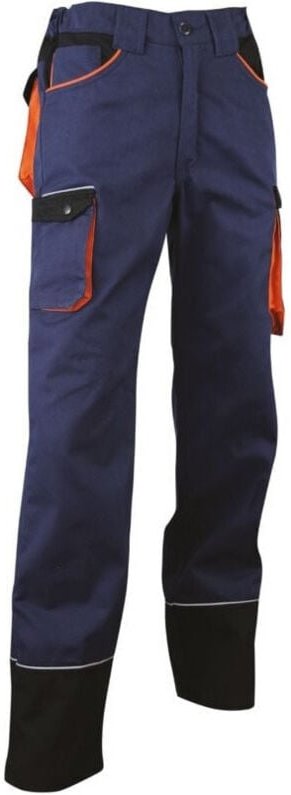 1257 - 50 LMA Pantalon de travail LMA herse taille 50 marine/noir/orange zéro métal