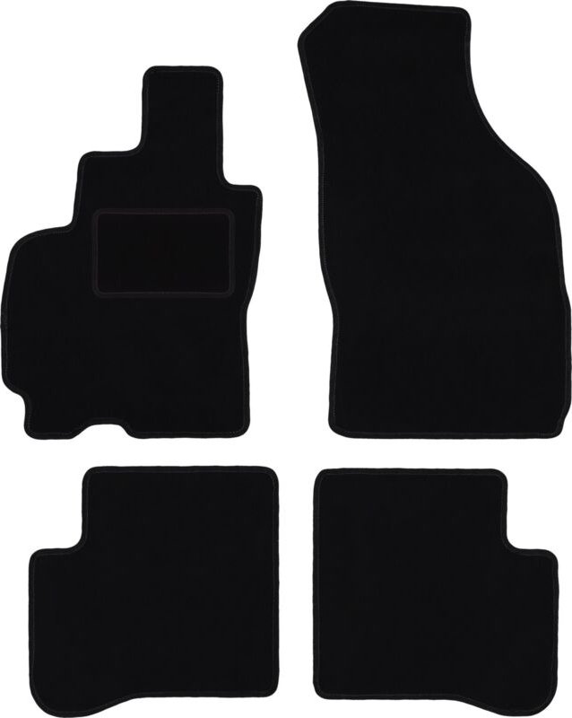 Schwarze Veloursmatten für: Hyundai Atos Fließheck (1997-2008)