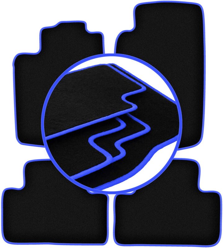 CARLUX-BLUE Autofußmatten für: Opel Vectra B Fließheck, Limousine, Kombi, Liftback (1996-2001)