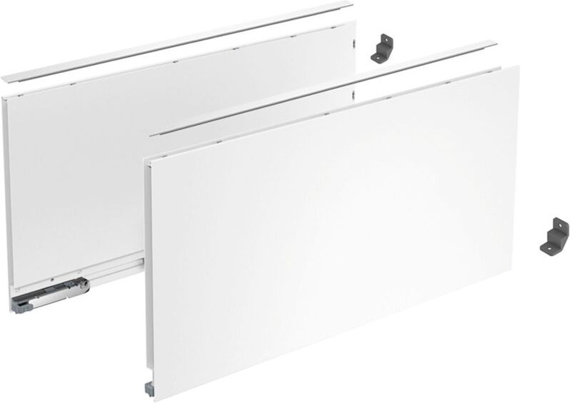 AvanTech You Schubkasten Set Schubkasten Set Höhe 251 - Schubkastensystem Nennlänge 350mm, Stahl weiß - Hettich