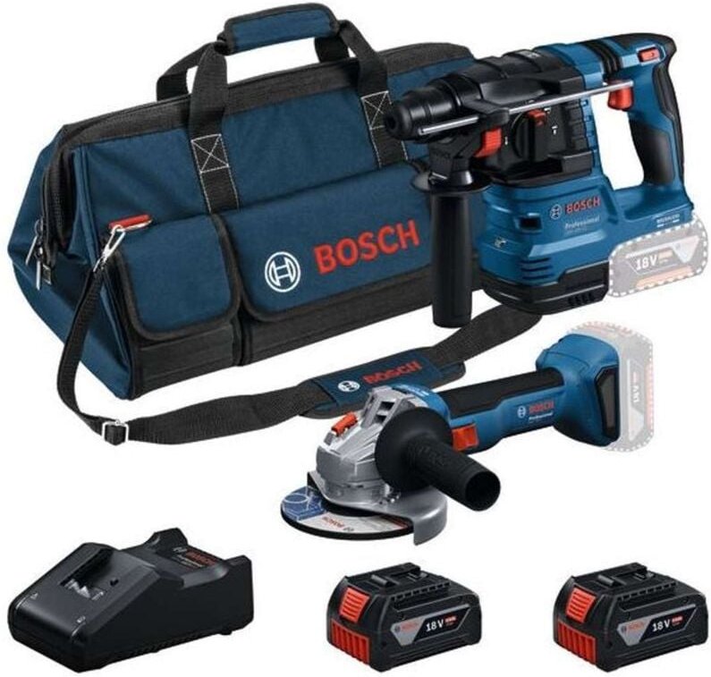 Thumbnail - Bosch Professional - Combi-Set 18V gws+gbh+gba+gal (0615V0003C)