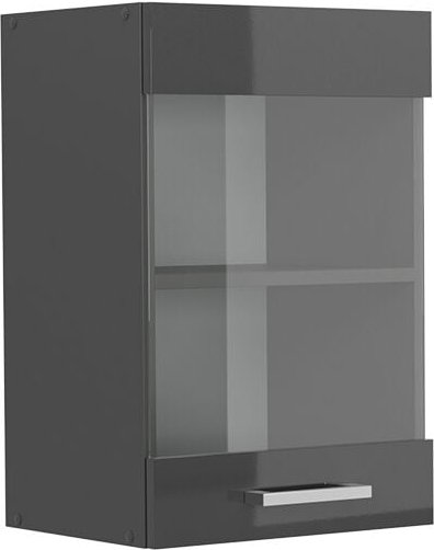 Thumbnail - Vicco - Küchenglashängeschrank R-Line, Anthrazit Hochglanz, 40 cm