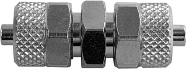 Riegler - Gerader Verbinder »value line«, für Schlauch 8/6, Messing vern.