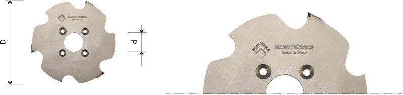 MTECL009.1 - DIAMANT-FRÄSE LAMELLO FÜR STECKVERBINDUNGEN- MOBILTECNICA .1D100,4 B7 d22 Z3 H3,5 FT 4(4,2/35,9) SVAS. ANTI...