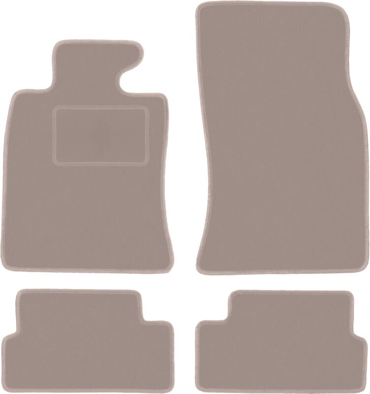Beige Veloursmatten für: Mini Cooper II R57 Cabrio (2006-2013)