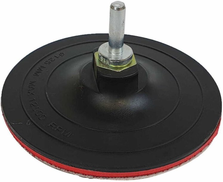 SCHEIBE 125mm UNIVERSAL DÜNN KLETTVERSCHLUSS