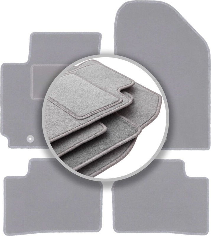 Graue Automatten für: Kia Picanto II JE Fließheck (2011-2017)