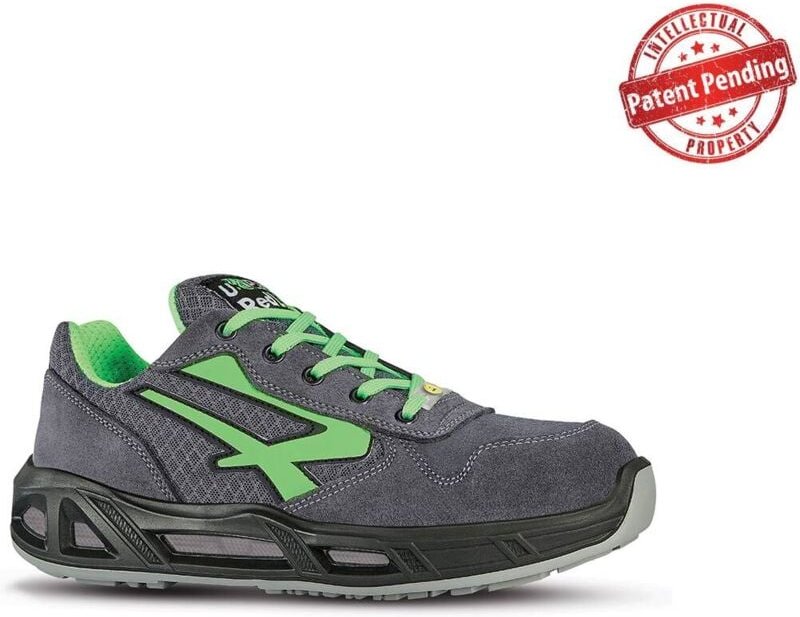 Sicherheitsschuhe niedrig POINT CARPET ESD S1P SRC - Grau/Grün 38