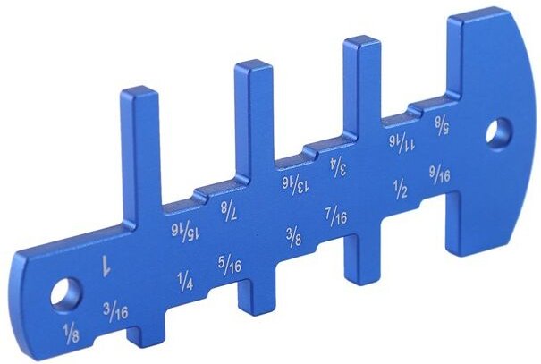 Aougo - Tiefenmesser, Aluminiumlegierung, Tiefengeschwindigkeitstabelle, Tiefenmesser, Messhöhe, Höhenmesser