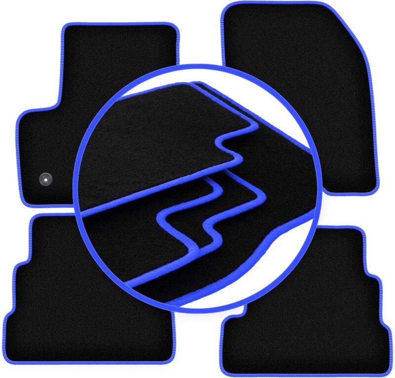 CARLUX-BLUE Auto-Fußmatten für: Ford Escape MK3 SUV (2012-)