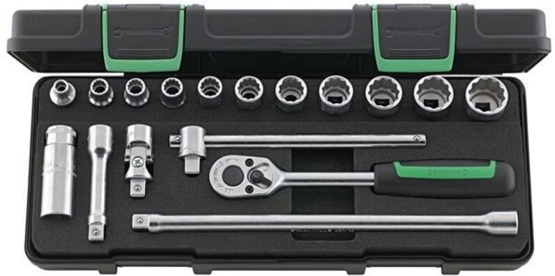 Thumbnail - Stahlwille 45a/12/5 KN Steckschlüssel-Satz 3/8"