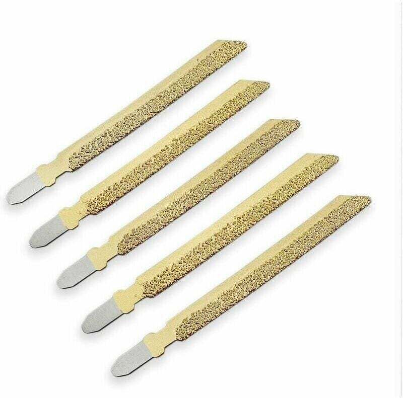 Mumu - Diamant-Stichsägeblätter, 5 Stück, 4 Zoll/100 mm, für Granit- und Marmorfliesen