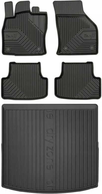 Thumbnail - SET 77 Fußmatten und Fußmatten SEAT Leon 3 Kombi 2012-2020 d